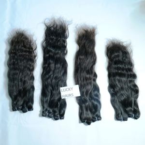 ผมคนจากเวียดนามสีธรรมชาติหยักศกแบบเส้นผมธรรมชาติสองชั้นไม่พันกันไม่ผ่านกระบวนการทางเคมี - Product Image 4