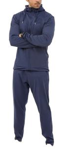 ชุดวอร์มถักนิตติ้งลำลองสำหรับผู้ชาย แขนยาว ชุดออกกำลังกาย 2 ชิ้น - Product Image 4