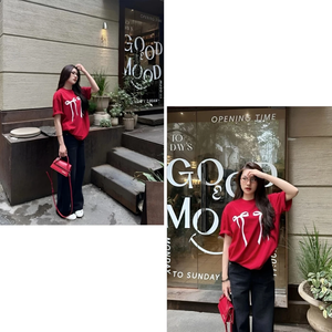 Camiseta de gran tamaño unisex de algodón OEM ODM, camisetas de talla grande para mujer, camisetas de talla grande para mujer hechas en Vietnam - Product Image 4