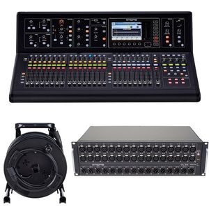 MEJOR PRECIO para Mezclador Digital en Vivo Midas M32R + Caja de Escenario DL32 + Cable de Red Cat5 de 150' - Product Image 2