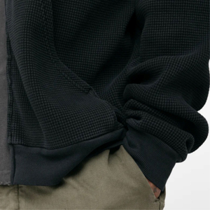 Sweat à capuche en molleton épais pour homme, de haute qualité, avec logo personnalisé brodé, style streetwear, coupe classique, thermique, 100% coton - Product Image 3