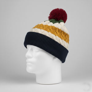 Gorros de Invierno Cálidos Unisex, Gorro de Punto con Logotipo Personalizado, Color Sólido, Bordado 3D, Gorro de Invierno para Hombre, Jacquard - Product Image 6