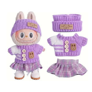 Labubu Casual <b>Winter</b> Short Pull with Hooded Collar for Cold Seasons - Product Image 5