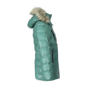 Veste en duvet bouffante légère pour femmes sur mesure nouveau style fermeture éclair complète avec rembourrage en coton longue et respirante - Product Image 4