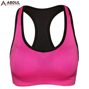 Soutien-gorge de sport pour femme, maintien moyen, design sans coutures, tissu respirant, idéal pour l'entraînement, le yoga, la gym, confortable et ajustable - Product Image 1