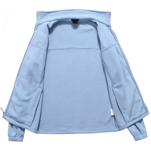 Winter <b>Jacket</b> Fleece <b>Jackets</b> Wholesale Customized Logo 100% Cotton Fleece <b>Men</b> Fashion Work Wear <b>Jackets</b> With Pockets - Product Image 2