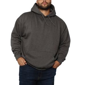 Sweats à capuche unisexes en coton de haute qualité, lourds, surdimensionnés, logo personnalisé, taille plus, sweats à capuche pour hommes - Product Image 2