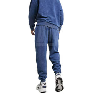 Conjunto Deportivo Oversize para Hombre con Lavado Ácido, Sudadera con Capucha y Pantalones Jogger de Moda Urbana Moderna, Personalización de Marca Disponible - Product Image 2