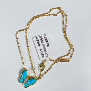 Collar de alta calidad de nuevo estilo 2025 collar a granel de mariposa Turquesa - Product Image 2