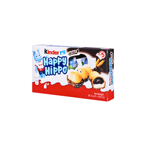 Thưởng thức hương vị thú vị và thơm ngon của kin Der Happy Hippo Cacao 5 gói hoàn hảo cho trẻ em và người lớn. - Product Image 1