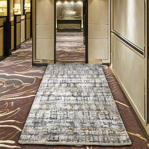 Top Quality NEW Large Area Rug Soft Heat-Set Schling Polyester Goldenmoon Prayer Floor Mat <b>for</b> Outdoor Logo Model <b>Number</b> - Product Image 3