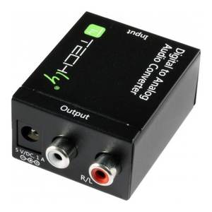 Convertidor de Audio IDATA Negro SPDIF 3 en 1, Divisor y Convertidor de Audio SPDIF a RCA - Product Image 3