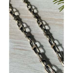 Collar de Cadena de Plata de Ley Navajo Sally Shirley Hecho a Mano, Joyería Fina - Product Image 3