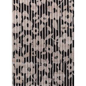 Hacienda Floral & Striped <b>Hand</b> <b>Tufted</b> Wool & Viscose <b>Rug</b> Tra-14895 Rectangular Plush for Home Living Room or Hallway - Product Image 1