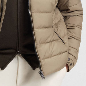 Vestes bomber unies à prix avantageux pour hommes, collection hiver, impression de logo personnalisée, couleur unie, poignets ajustables, fermeture éclair - Product Image 4