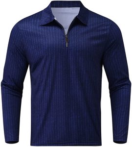 Camiseta Polo manga corta Hombre 100% algodón al por mayor camiseta Golf hombre secado rápido diseño personalizado-tu propia marca patrón sólido - Product Image 3