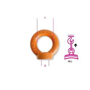 BETA-ROBUR High-Tensile <b>Alloy</b> <b>Steel</b> Lifting Eye Nuts (Multi-Pack) for <b>Steel</b> Cables - Product Image 2