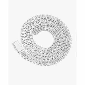 Chaîne à maillons croisés en or 14 carats 8 mm VVS, alliage de zinc, cadeau religieux chrétien - Product Image 4