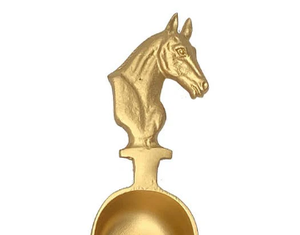 Pinces à glace en acier inoxydable avec poignée en forme de tête de cheval dorée, lavables au lave-vaisselle, ustensile de cuisine de haute qualité pour les fêtes du thé, les bars, les restaurants, la nourriture - Product Image 2