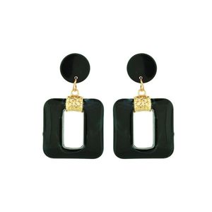 Boucles d'oreilles en résine, bijoux fantaisie, géométriques, carrées, en acrylique, en acétate, artisanat en résine, Bh Crafts India - Product Image 3