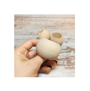Mini rond de serviette en bois pour utilisation en articles de fête et accessoires de conception simple Anneaux de serviette avec vente - Product Image 5