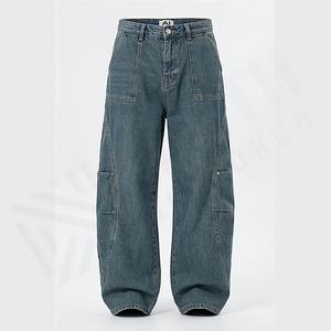 Pantalones Vaqueros de Mezclilla para Hombre 2025, Pantalones Ajustados, Vaqueros Ajustados para Hombre, Venta al por Mayor de Fábrica, Transpirables, Rectos, Servicio OEM - Product Image 1