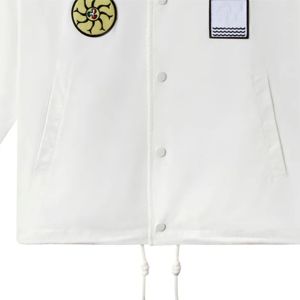 Chaqueta para hombre Sirenuse Corsa Chaqueta impermeable Poliéster reciclado cortavientos con bordado inspirado en el Mediterráneo - Product Image 5