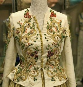 Bordado colorido de Oriente Medio para chaqueta, cuentas de cristal embellecedoras, perlas, trabajo de piedra de cristal para fiesta, novedad de 2023 - Product Image 1