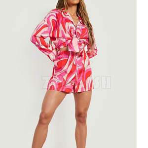 2025 nueva moda Pantalones cortos transpirables de algodón de Color personalizado para mujer Pantalones cortos personalizados para mujer - Product Image 3