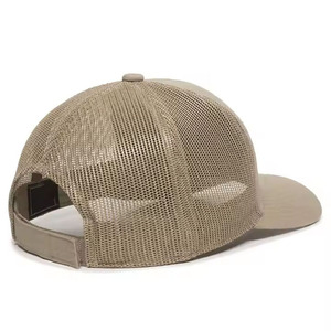 Gorra Trucker Personalizada con Bloques de Color y Parche Tejido, Panel Frontal de Mezclilla, Parte Trasera de Malla de Poliéster, Fabricante OEM, Ideal para el Verano, Novedad - Product Image 3