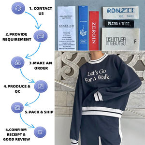 Moda de alta calidad poliéster/algodón polar ecológico invierno Casual peso pesado de gran tamaño cuello simulado sudadera para mujer - Product Image 2