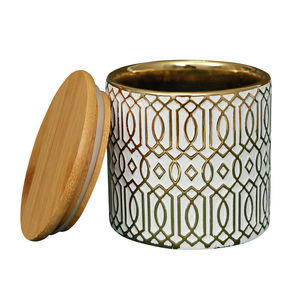 Best Offers for Customized Vintage Style Handmade Metal & Jaar Wood Lid Food <b>Storage</b> <b>Container</b> for <b>Kitchen</b> Use Direct Export - Product Image 1