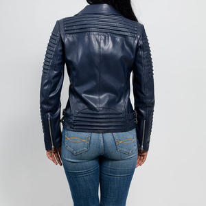 Vente en gros, offre spéciale, veste en cuir pour femme au design personnalisé, veste en cuir pas chère pour femme - Product Image 2