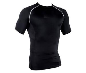 Haute qualité manches courtes unisexe Rash Guard avec protection UV Polyester/Nylon durable surf plongée Gym Fitness chemise - Product Image 4