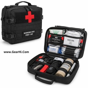 Sac de premiers secours pour chien de travail, trousse de traumatologie canine, trousse de secours vétérinaire, sac de terrain imperméable, nylon 600D robuste, sacs médicaux - Product Image 2