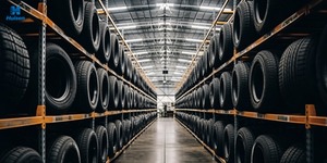 Промышленные вертикальные стеллажи для хранения шин для гаражей и автомастерских, экономящие пространство - Product Image 6