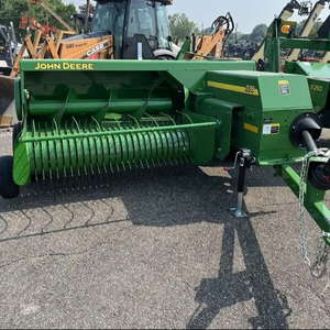 Harga pabrik mesin Silage Baler Roll Hay Baler jerami bulat Mini bundar Hay Baler untuk dijual di Perancis