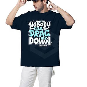 Camiseta de gran tamaño para hombre, ropa de verano transpirable de fibra de algodón/bambú, cómoda, precio de fábrica, alta calidad - Product Image 6