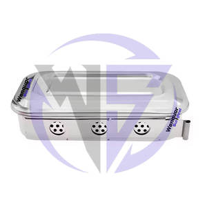 Dental <b>Disinfection</b> Box 4 Pcs Set Stainless Steel Surgical Tray for Instrument Sterilization Top <b>Production</b> Made By Wenquar - Product Image 5