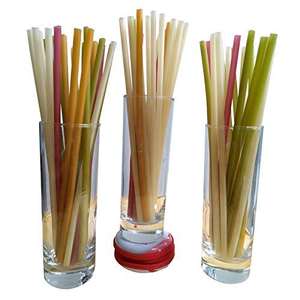 Tubos de paja de arroz biodegradables naturales y orgánicos 100% para bebidas hechas con almidón de arroz y tapioca - Product Image 6