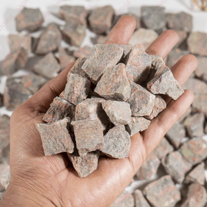 Pierres brutes d'Unakite de qualité supérieure, 1 kg, irrégulières, sculptées, concassées, morceaux de cristal naturel pour la décoration et la méditation - Product Image 5