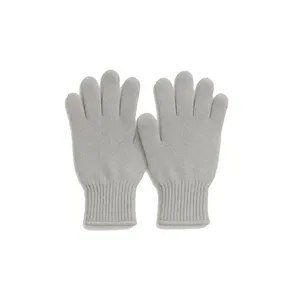 Durable Light Grey Poly-Cotton <b>Knitted</b> <b>Gloves</b> - Product Image 1