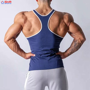 Alta calidad nueva ropa de calle informal de secado rápido gimnasio camiseta sin mangas hombres venta completa entrenamiento atlético gimnasio camisetas sin mangas - Product Image 4