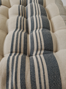 Boho Home Decor Écologique Non-Toxique Personnalisable Matelassé Chaise Pad Main Bloc Imprimé Bleu Floral Coton Lecture Repos Au Lit - Product Image 5