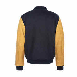 Chaqueta Universitaria Unisex Personalizada al por Mayor, Ropa Deportiva con Letras para Hombre, Talla Grande, Impermeable, Tejida, de Invierno - Product Image 6