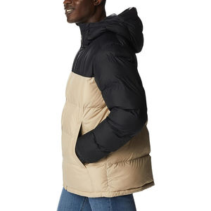 Blouson matelassé chaud pour homme, grande taille, avec col à capuche, logo personnalisable, design coloré - Livraison directe - Product Image 3