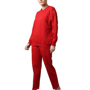 Conjunto de chándal de gimnasio unisex para hombre y mujer, conjunto de 2 piezas, 100% de algodón, transpirable, a prueba de viento, sudadera y chándal para hombre - Product Image 4