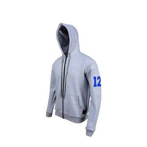 Ropa de hombre sudaderas con capucha invierno moda básica diseño sudaderas con capucha liso teñido 100% algodón cremallera hasta Casual hombres sudaderas con capucha - Product Image 1