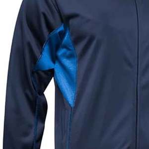 Veste d'entraînement en polyester pour hommes conçue avec des vestes d'hiver à coupe athlétique et à technologie anti-transpiration - Product Image 3
