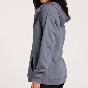 Sudaderas con Capucha y Estampado 3D Personalizado con Logotipo, Sudaderas de Algodón para Mujer, Sudaderas Holgadas con Hombros Caídos para Invierno - Product Image 2
